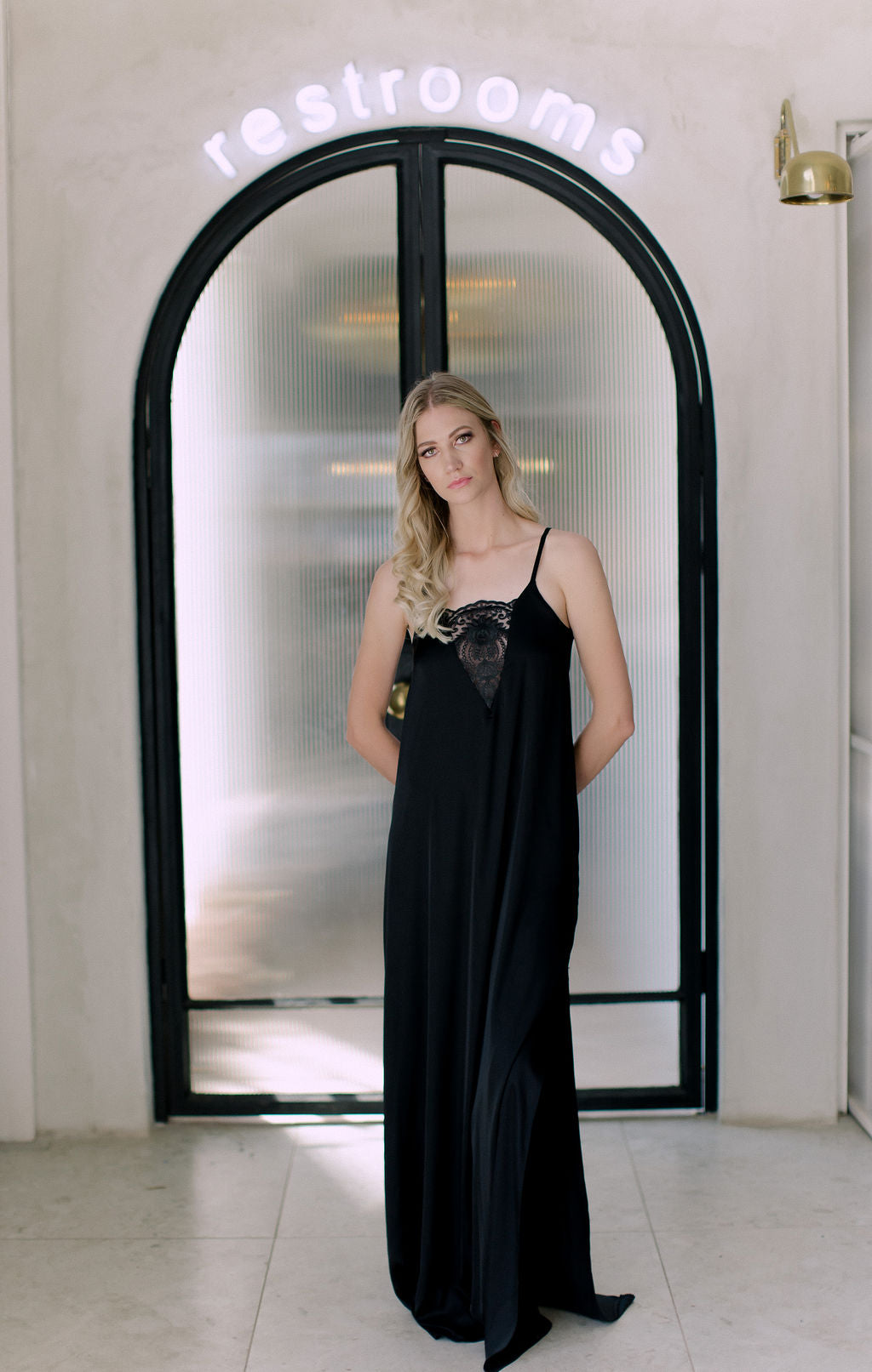 Alina Slip Dress Floor Length