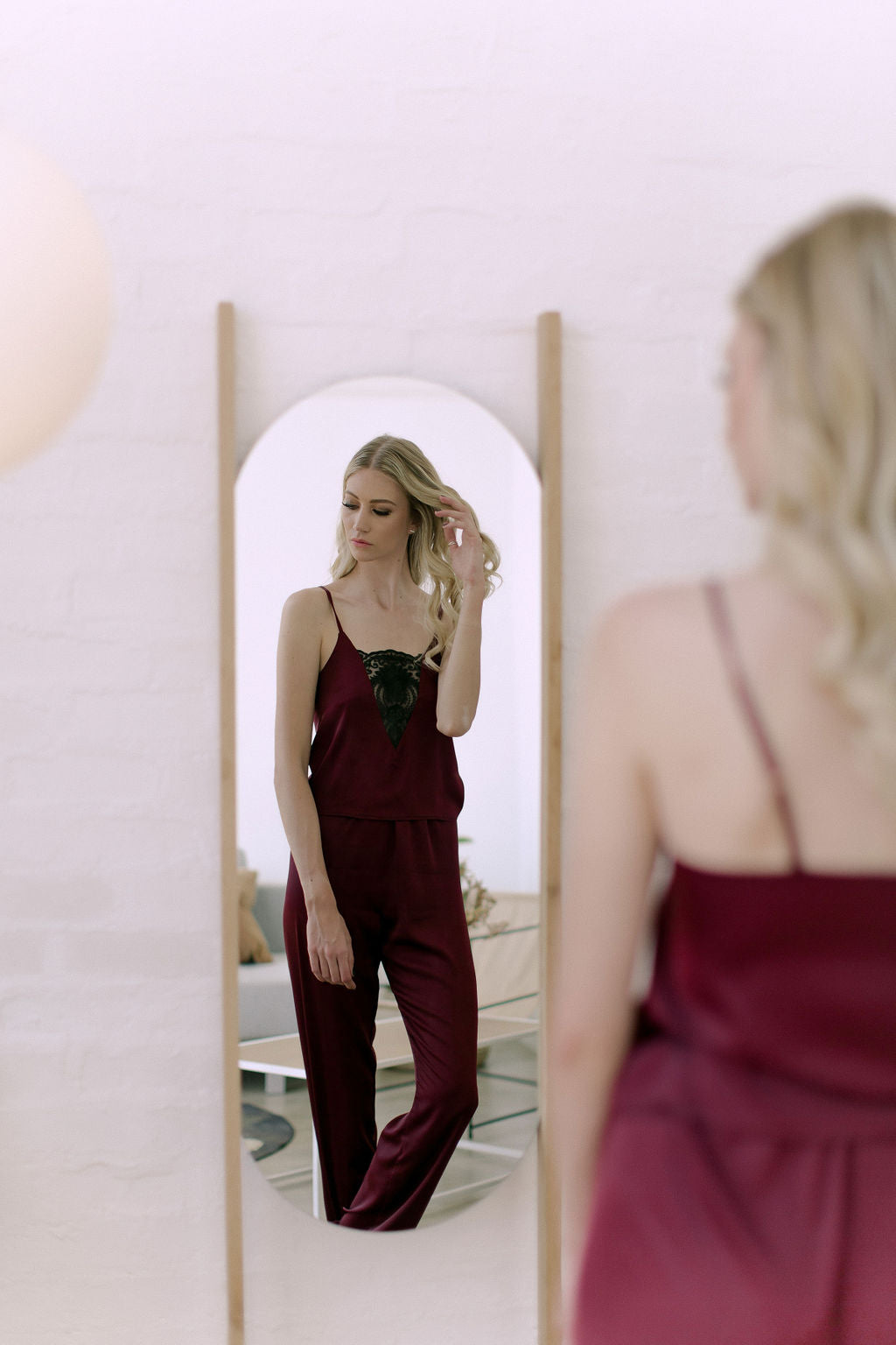 Long Satin Pants